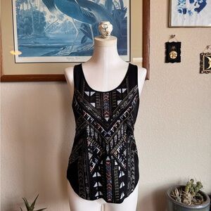 Express Geometric Tank Top